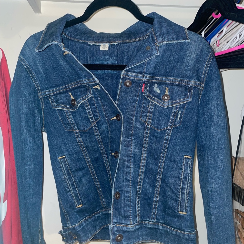 Levi’s jean jacket, size medium